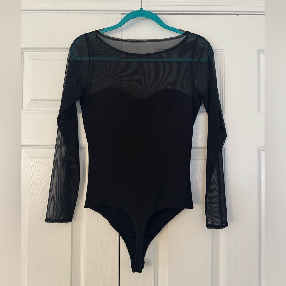 Abercrombie Black Sheer Bodysuit - Picture 2 of 2